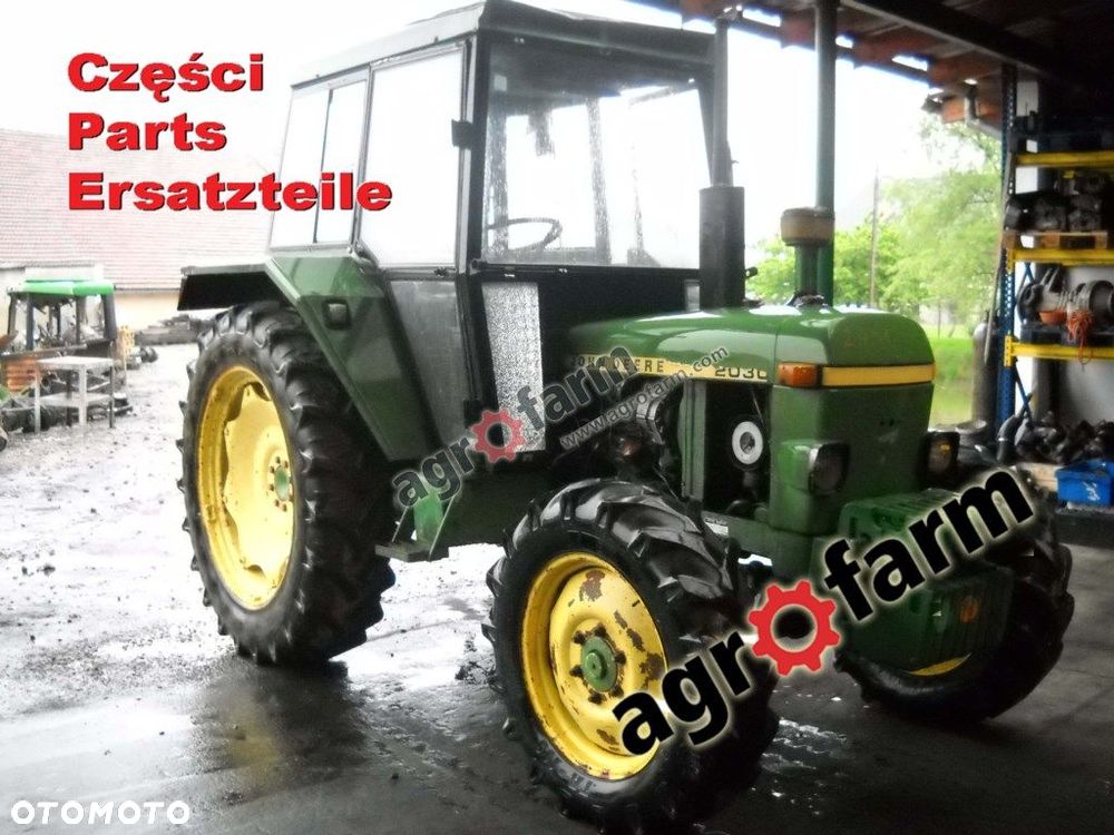 John Deere 2130 części, skrzynia biegów, silnik - 2