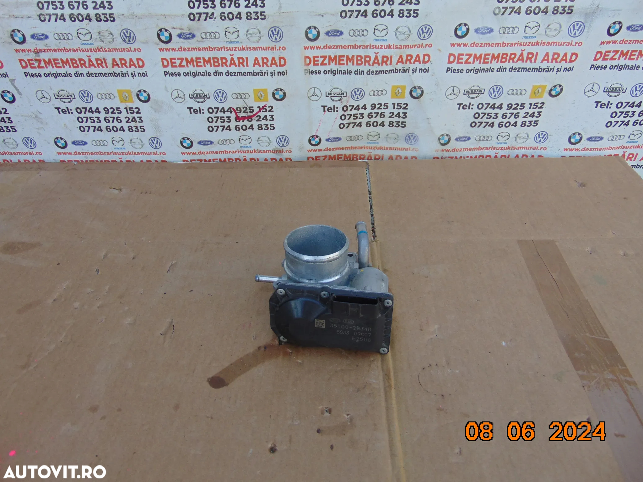 Clapeta acceleratie Hyundai Tucson 1.6 benzina kia sportage cod 351002b340 kona - 3