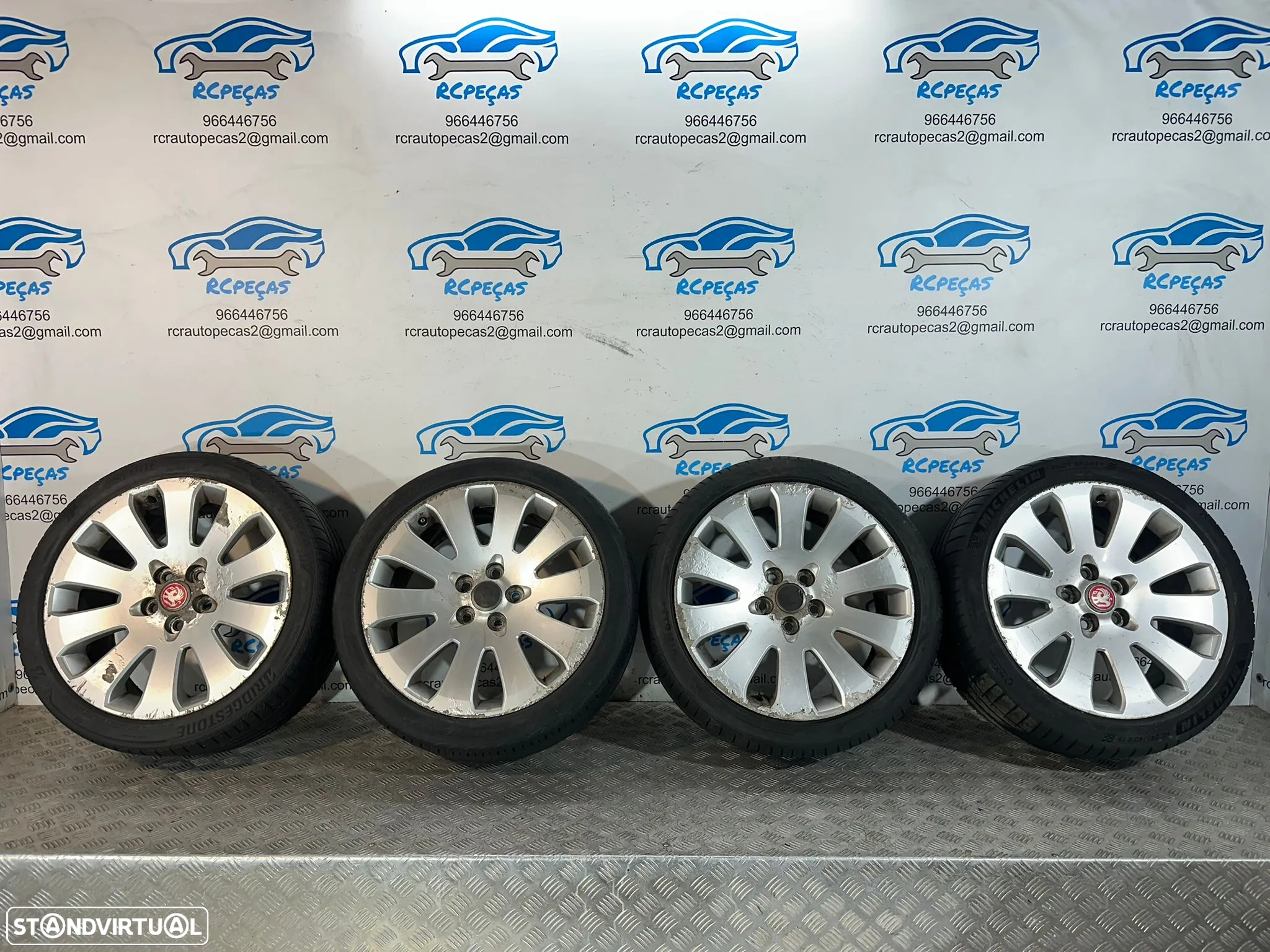 .Conjunto Jantes 19 GM Opel 8.5J 5x120 ET45 13235013 - 2