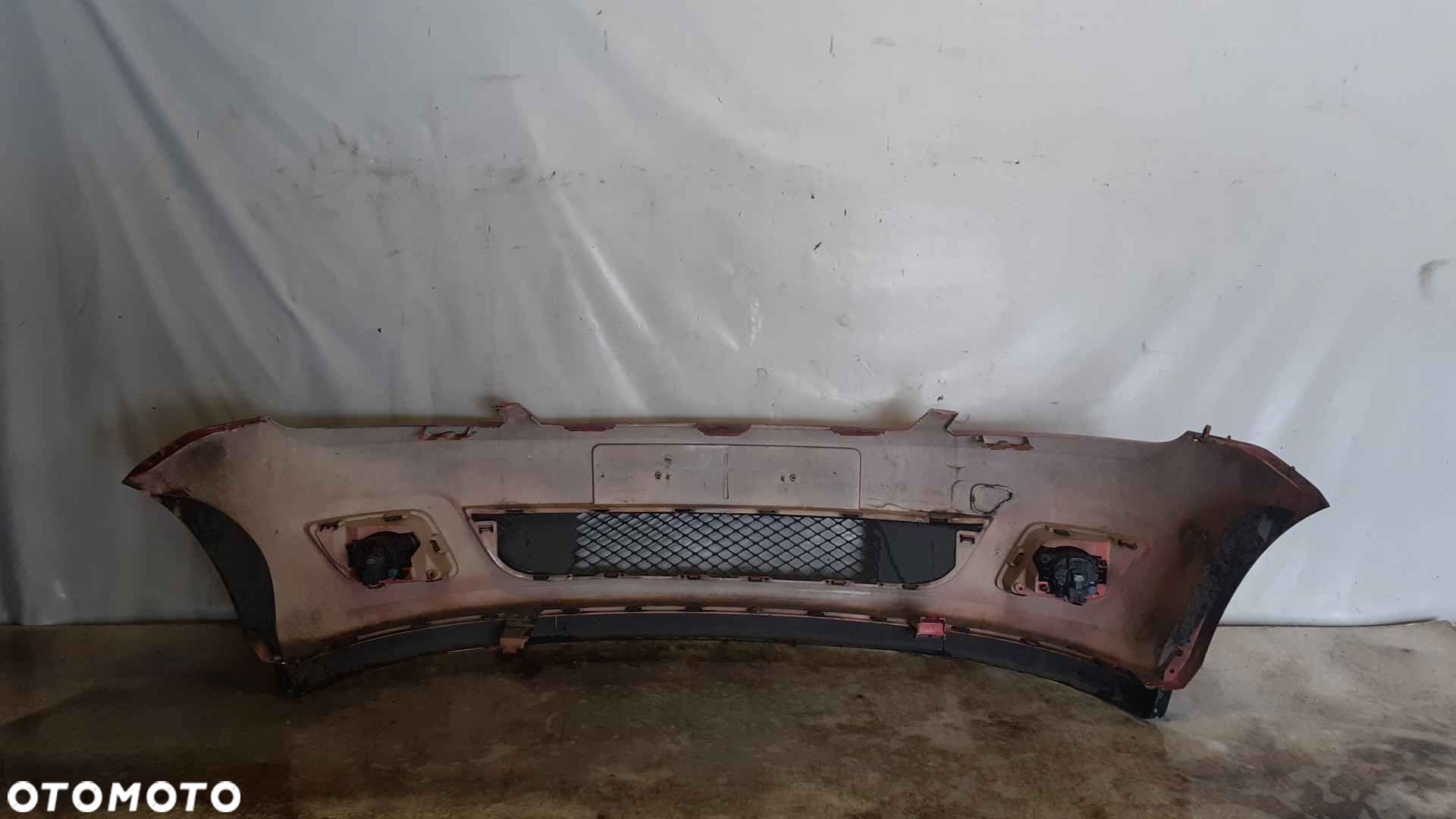 ) ZDERZAK PRZÓD PRZEDNI FORD FIESTA MK6 VI LIFT FL T5 RUDA POMARAŃCZOWA HALOGENY - 1