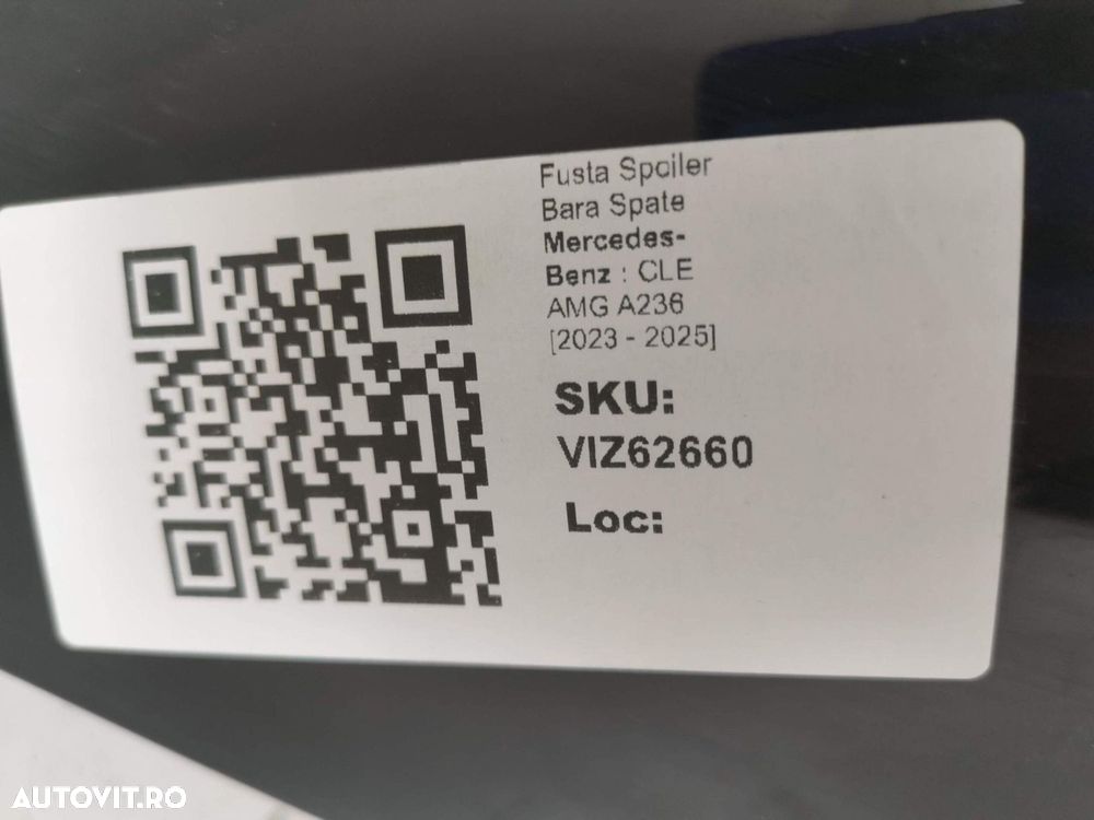 Fusta Spoiler Bara Spate Mercedes-Benz  CLE AMG A236 [2023 - 2025] C23 - 8