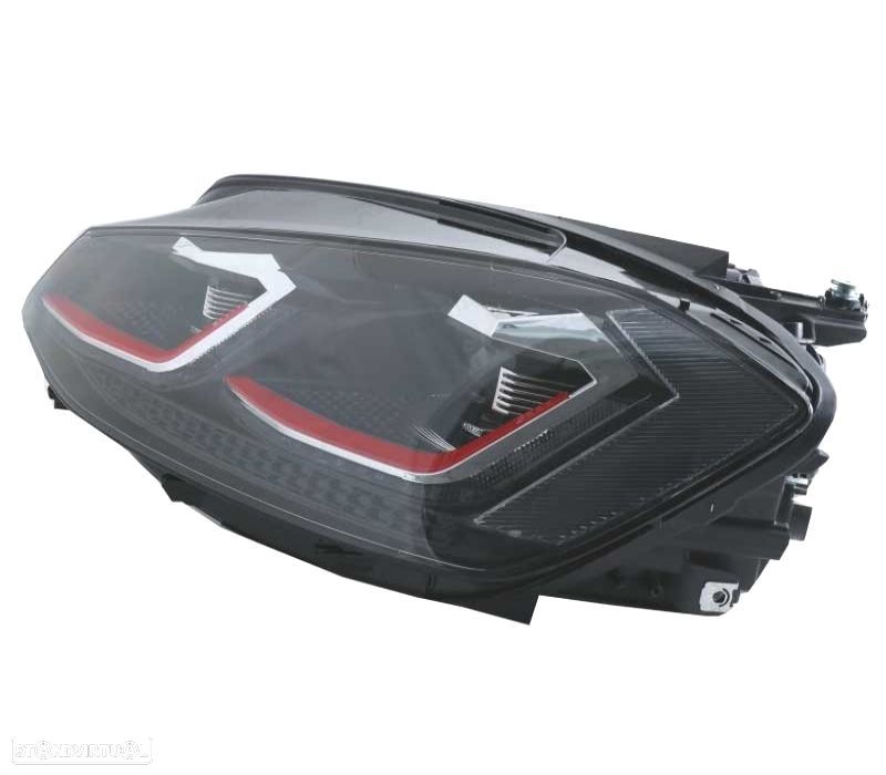 FARÓIS VOLKSWAGEN VW GOLF 7.5 17-19 FULL LED DINÂMICOS LOOK GTI - 5