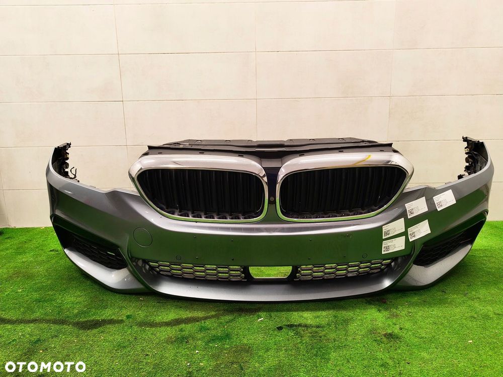 BMW 5 G30 G31 ZDERZAK PRZÓD M-PAKIET 6PDC HALOGENY USA C2Y - 1