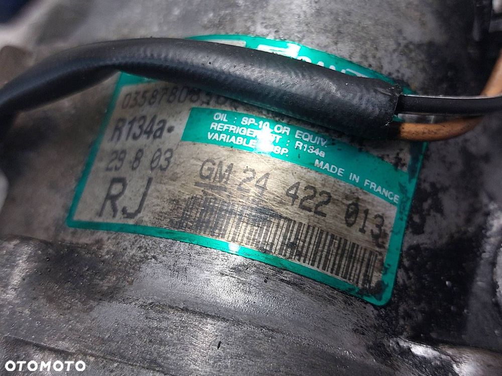 SPRĘŻARKA KOMPRESOR KLIMATYZACJI OPEL ASTRA G 1.7 CDTI 24422013 - 2