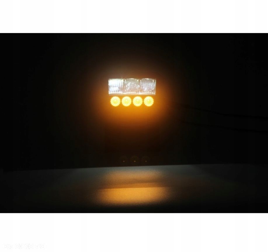 reflektor drogowy + strobo amber uniwersalna - 3