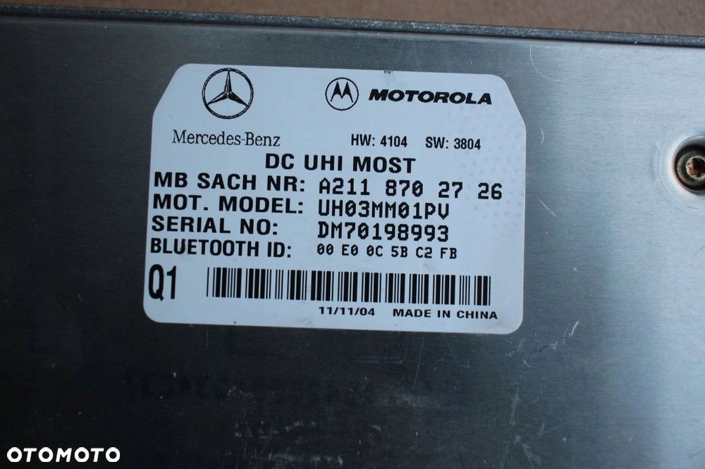 Moduł BLUETOOTH MERCEDES 2118702726 - 3