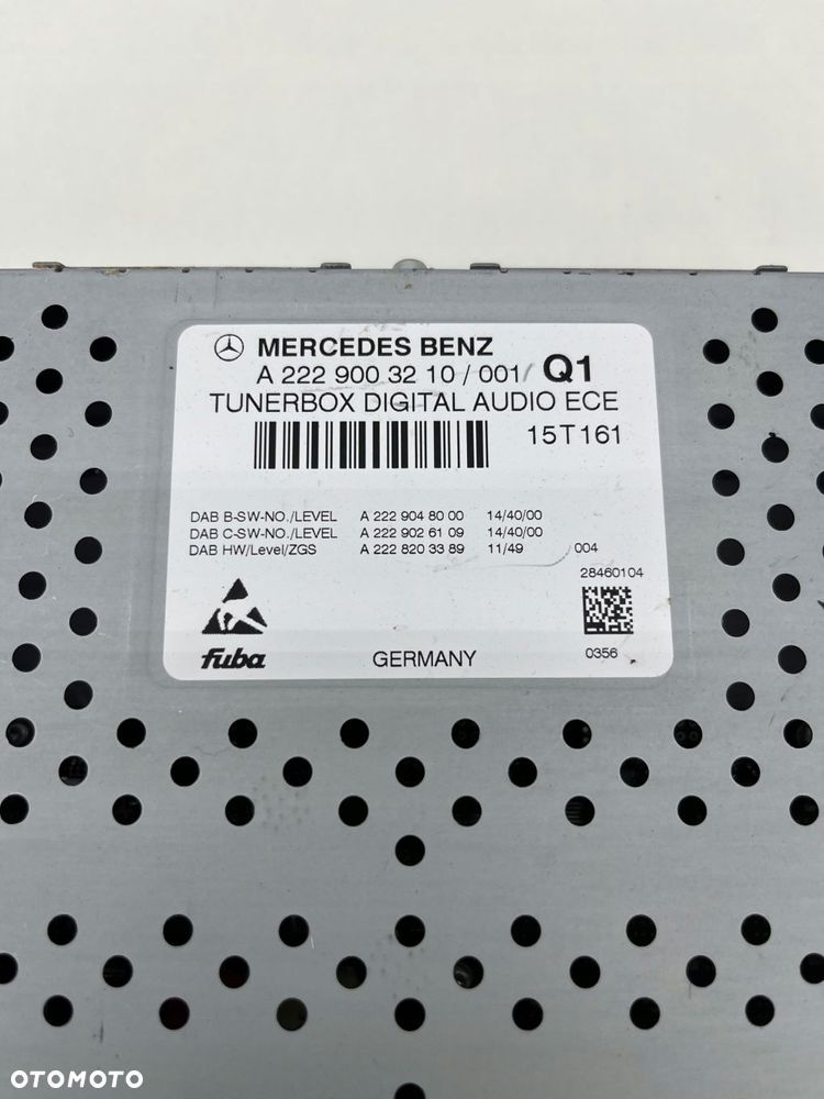 MERCEDES W205 WZMACNIACZ RADIA A2229003210 - 2