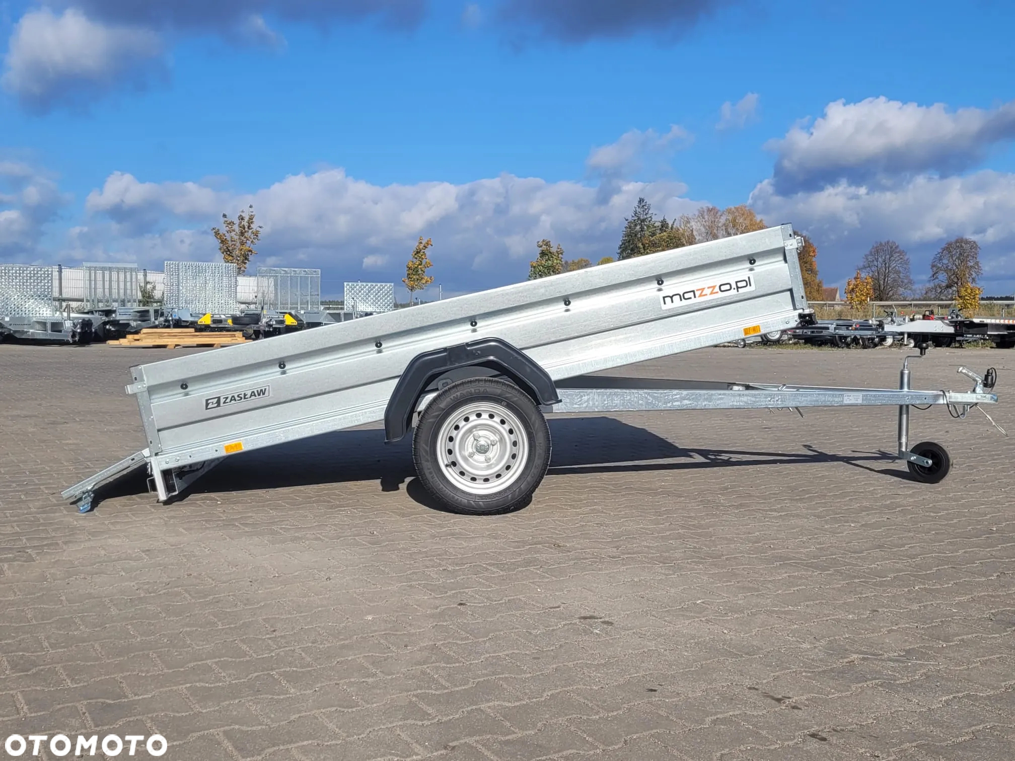 Zaslaw Dostawa Przyczepka uchylna DMC750kg 265x132x35cm SOLIDNA I MOCNA! HIT! - 2