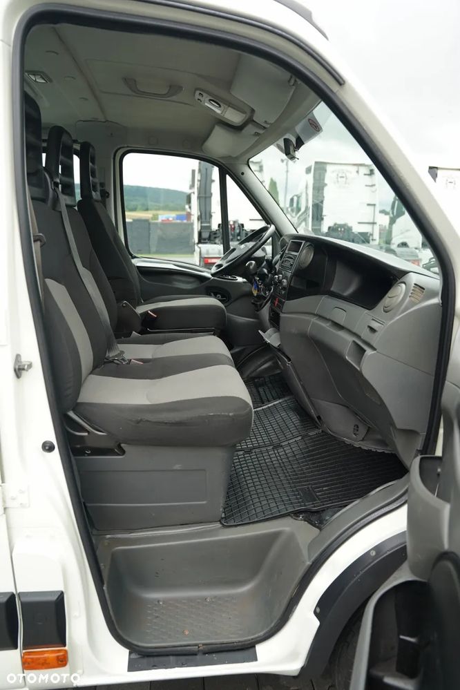 Iveco 35-130 / WYWROTKA TYLNOZSYPOWA STALOWA / BRYGADÓWKA - 7 OSÓB / BLIŹNIAK / MANUAL / SPROWADZONY / - 32