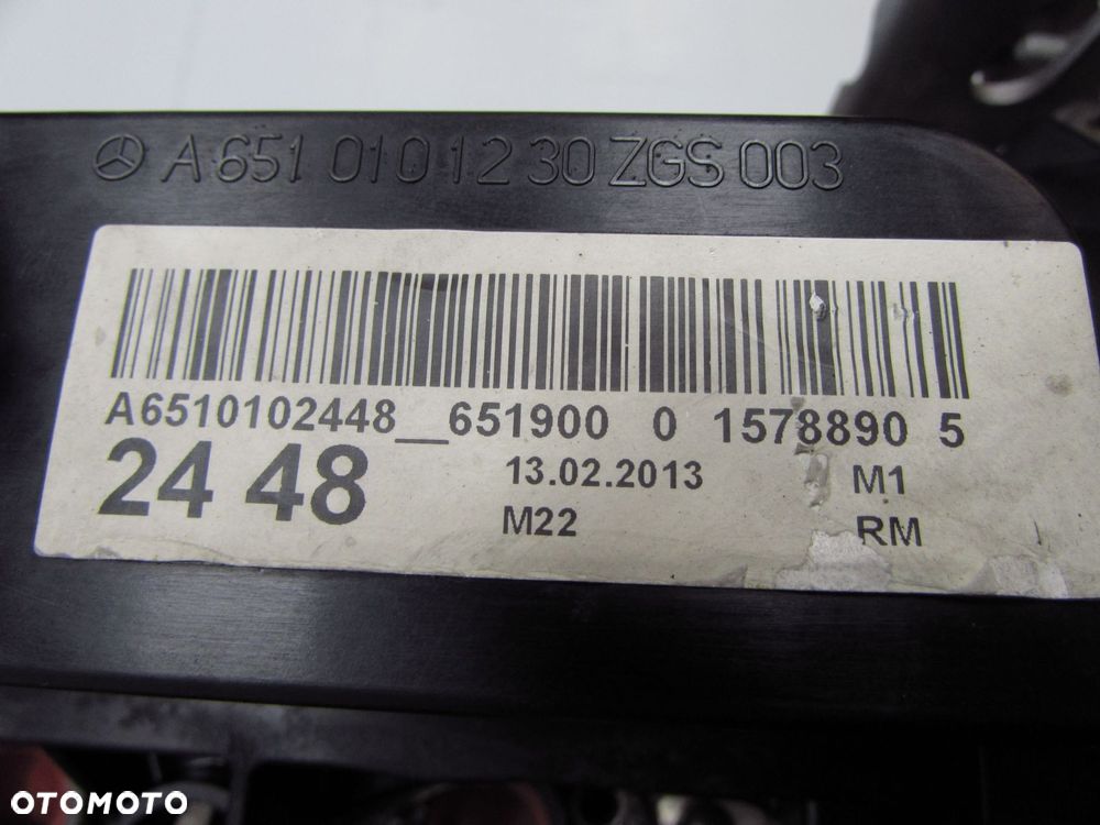 MERCEDES 212 204 205 2.2 CDI 651 12-18 SILNIK SLUPEK 13R 651 900 651900 177t - 12