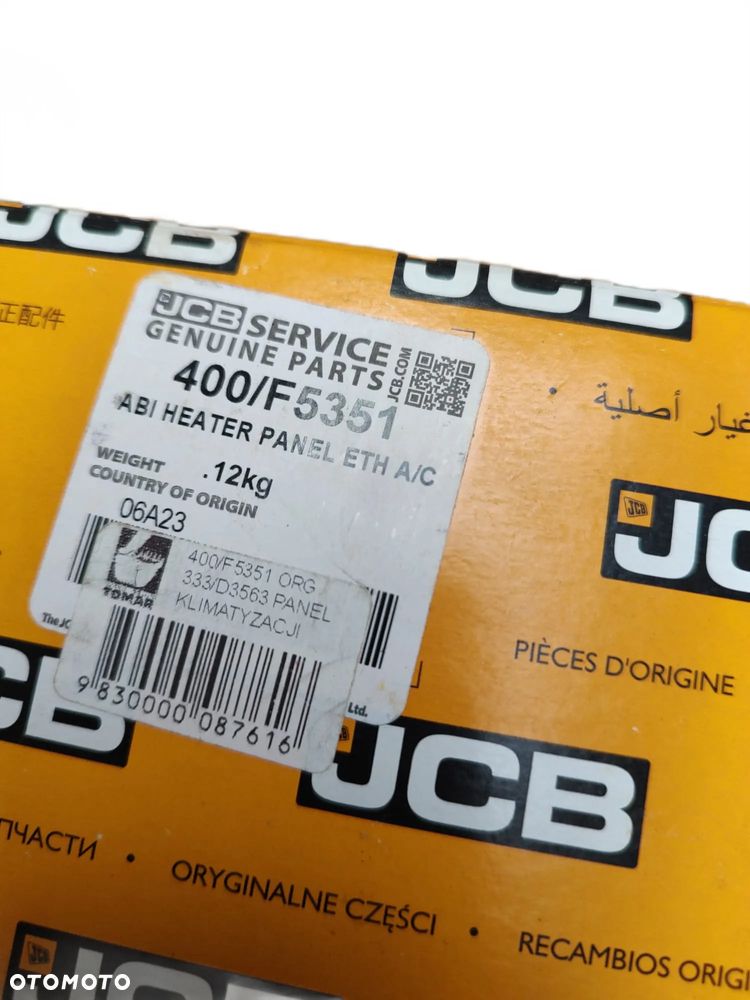 Panel klimatyzacji JCB 400/F5351 ORG - 3