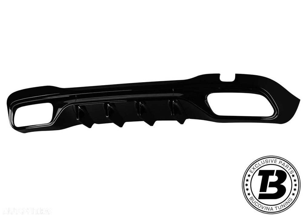 Difuzor Bara Spate cu Ornamente compatibil cu Mercedes C Class W206 C63 Design - 2