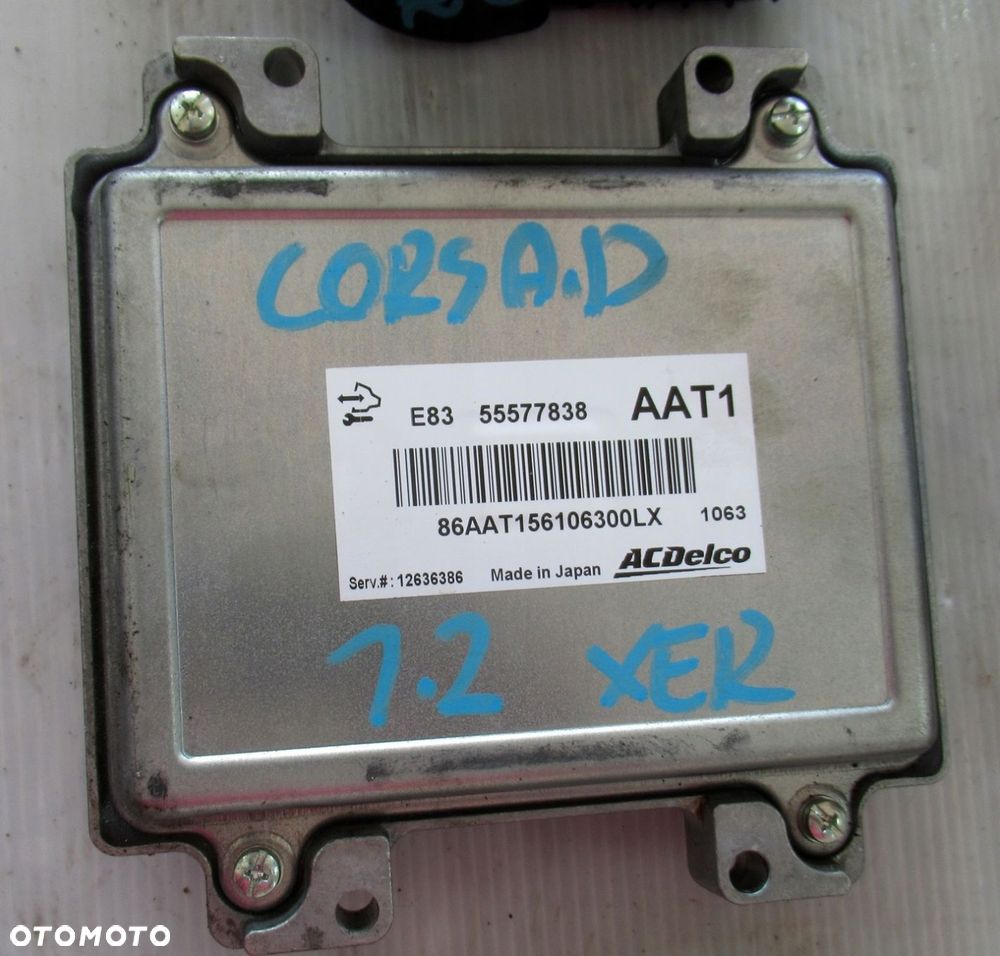 OPEL CORSA D 1.2 KOMPUTER STEROWNIK 55577838 - 2