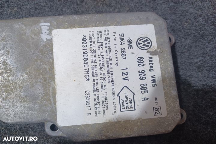 Calculator airbag 6Q0909605A Volkswagen VW Golf 4 [1997 - 2006] Hatch - 4