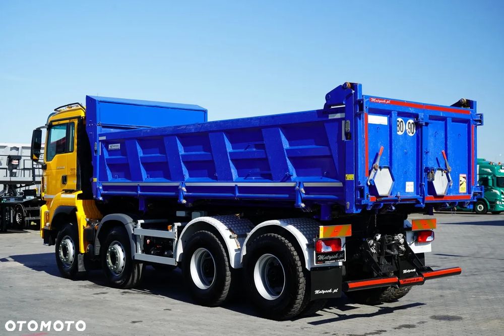 MAN TGS 35.500 / 8x4 / WYWROTKA / HYDROBURTA / BORDMATIK / NAVI / 2019 ROK - 13