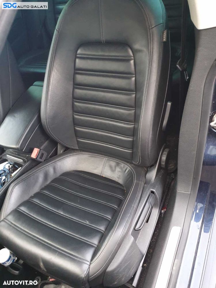 Scaun Piele Stanga Fata Sofer cu Incalzire Volkswagen Passat CC 2009 - 2012 [C3838]