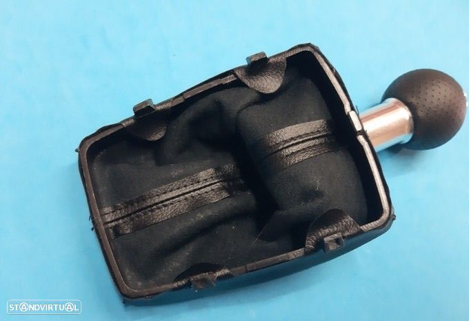 Moca manete alavanca velocidades + fole  Audi A4 de 2001-2008    5 ou 6V  NOVA - 3