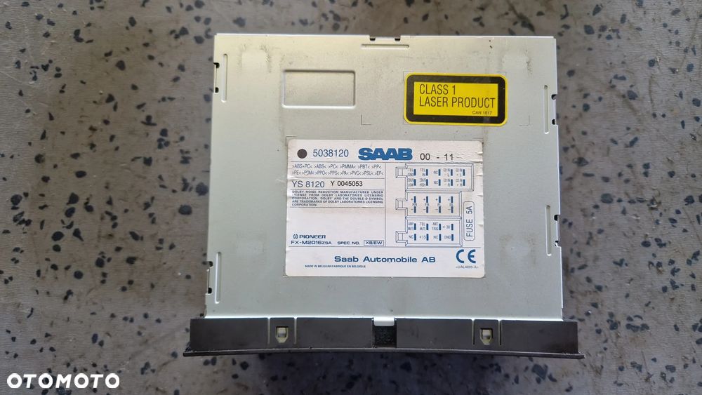 SAAB 95 9-5 RADIO 5038120 - 2