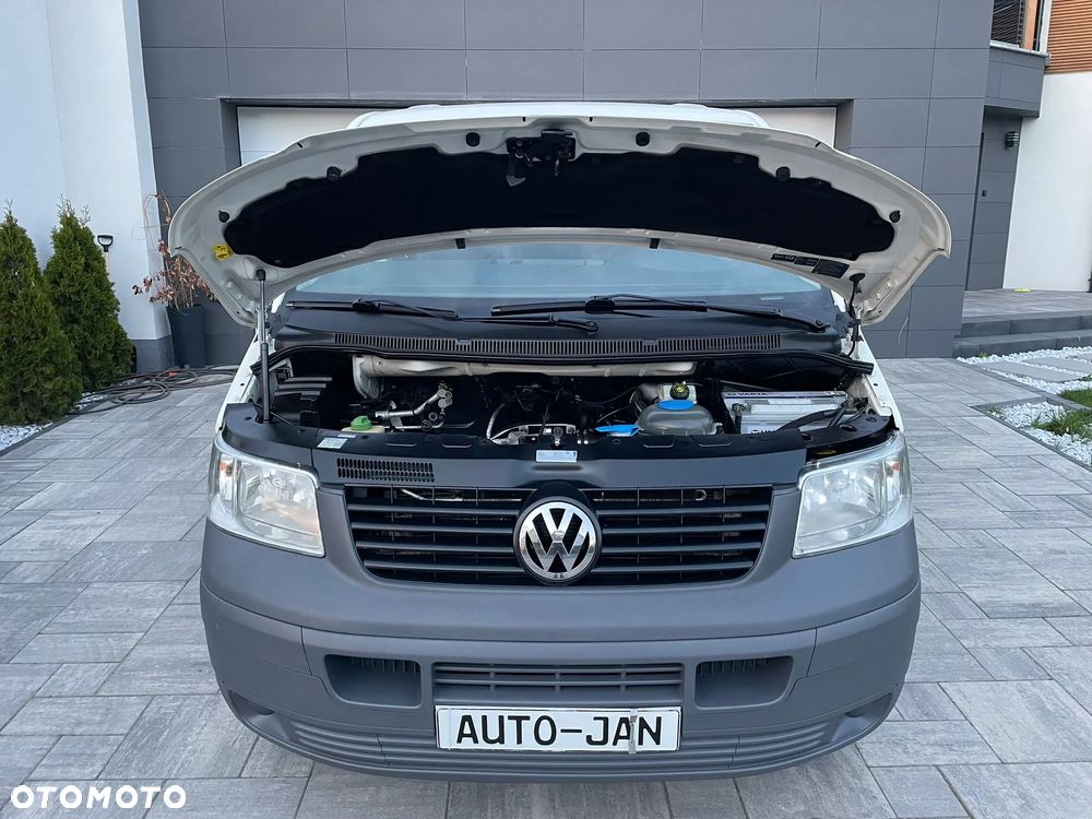 Volkswagen TRANSPORTER T5 L2H1 Długi Klima Skóry Tempomat Brygadówka Dubel Kabina - 10