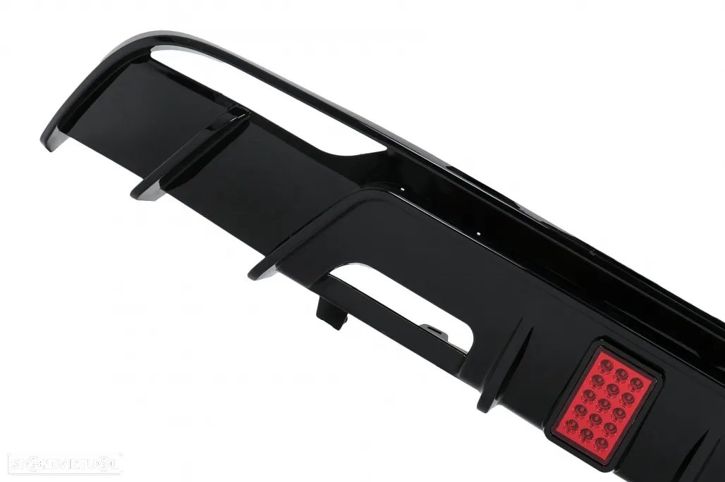 Conjunto Tesla Model 3 Spoiler, Aileron, Laminas e Difusor - 6