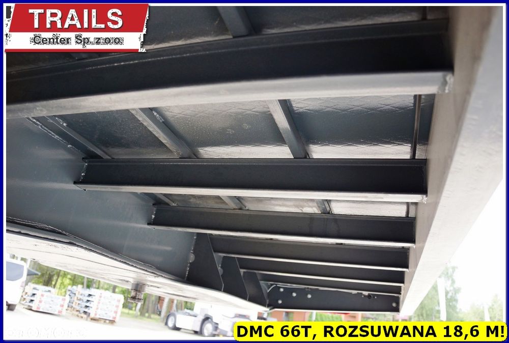 Inny Niska podłoga 4-osie, rozciągana dł. 18,60 m,  własne PTO, NAJAZDY HYDRAULICZNE. !!! - 40