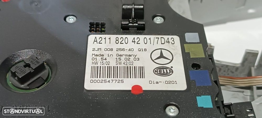 LUZ INTERIOR MERCEDES CLASE E (W211) BERLINA E 270 CDI (211.016) - 4