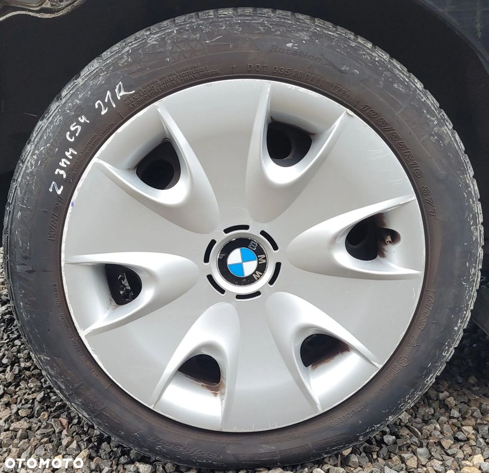 KOŁA FELGI STALOWE 16'' Z OPONAMI I KOŁPAKAMI BMW E81 E82 E87 E88 - 3