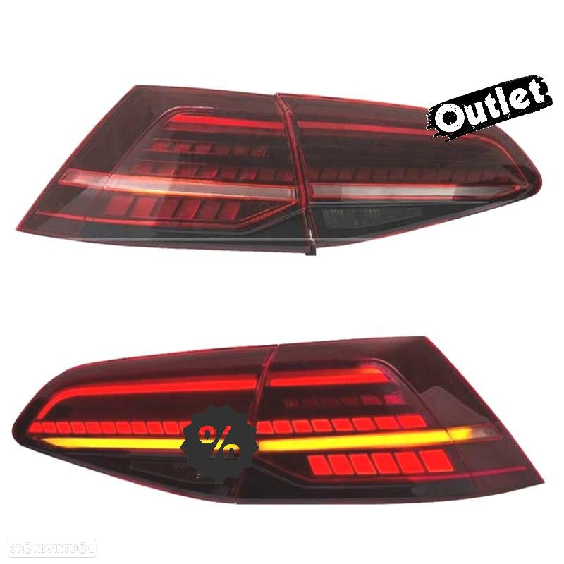 R012842C4 FARÓIS VOLKSWAGEN VW GOLF 7 7.5 12-20 LOOK 7.5 COM INDICADOR LED DINÂM - 11