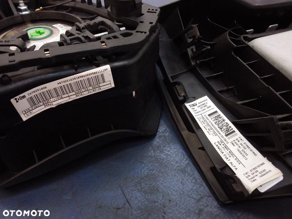 FIAT PUNTO EVO DESKA ROZDZIELCZA PODUSZKI PASY - 12