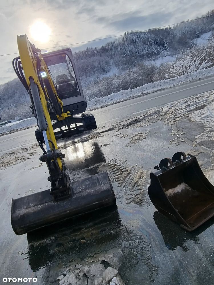 Wacker Neuson EZ38 koparka 4tony 2018r 1289h Import Norwegia-Maszyna JAK NOWA aktualna DEKRA 2026r. silnik Yanmar. dodatkowa linia Hydr. Zamki na tłokach. Szybko-złącze Hydra. 2 łyżki. Zero luzów wycieków. Okazja! - 30
