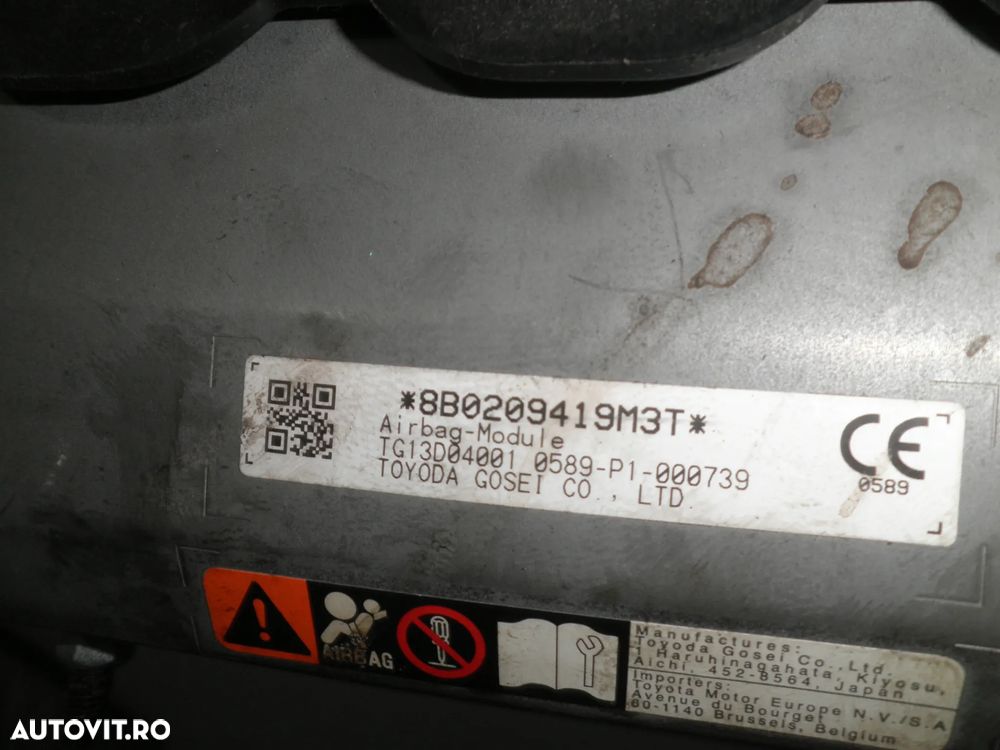 Airbag genunchi Toyota C-HR 0589-P1-000739 - 3