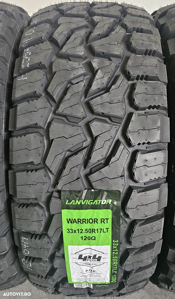 33x12.5 R17, 120Q, LANVIGATOR Warrior R/T, Anvelope Off Road M+S - 2