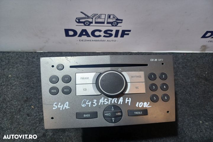 Radio cd 453116246 13154304 Opel Astra H [2004 - 2007] wagon 1.7 CDTI - 1