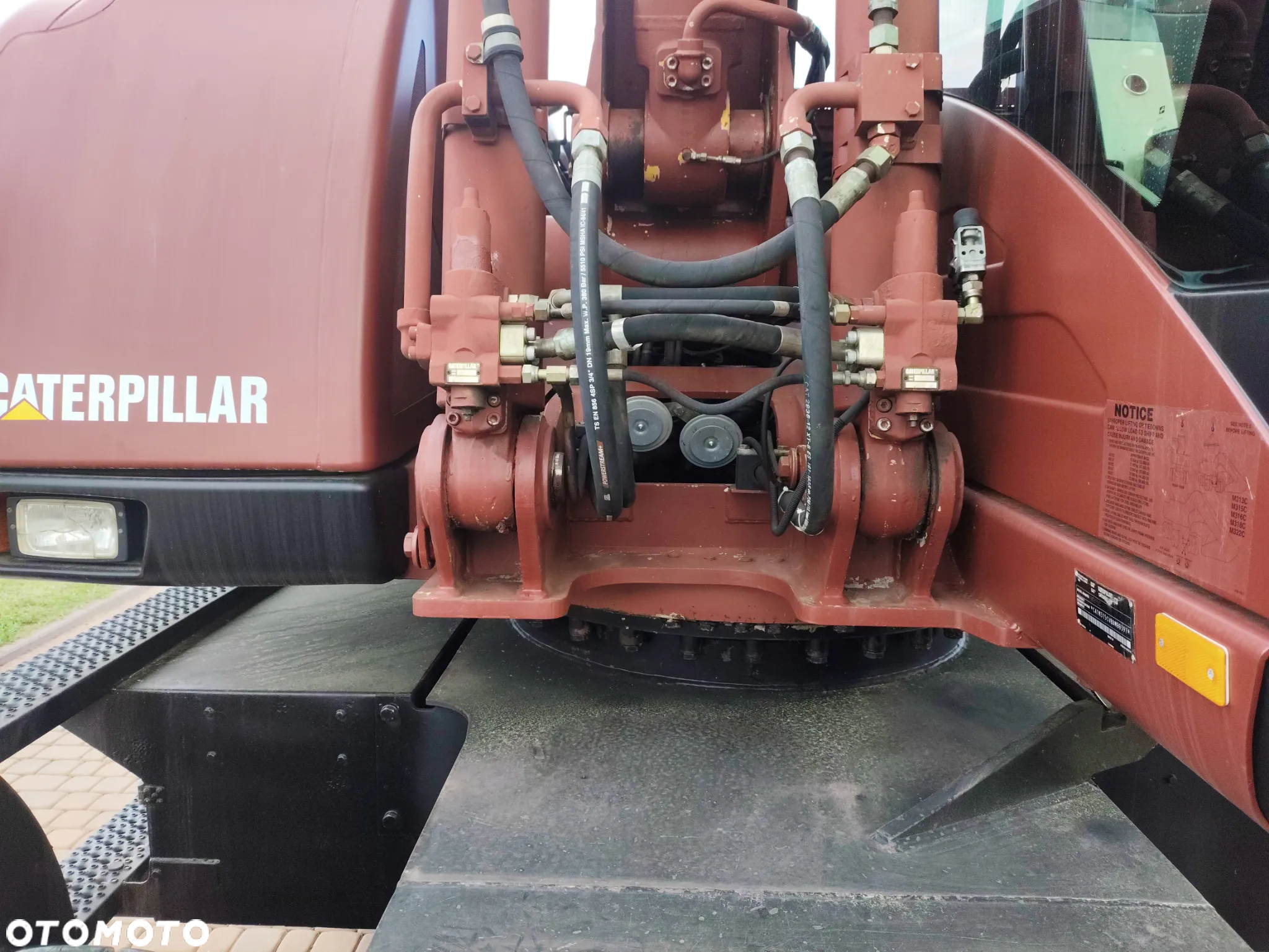 Caterpillar 315C / KOPARKA KOŁOWA / SPROWADZONA / NOWE OPONY / 10 000 MTG / - 21