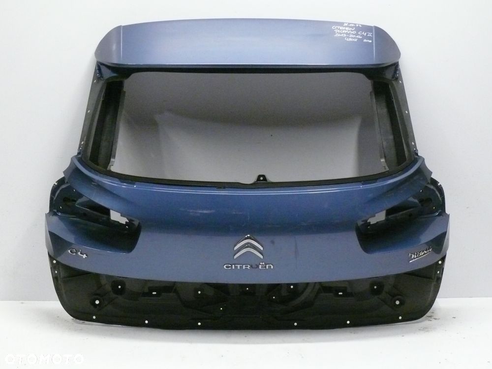 KLAPA TYLNA BAGAŻNIKA CITROEN C4 II PICASSO 2013 2016