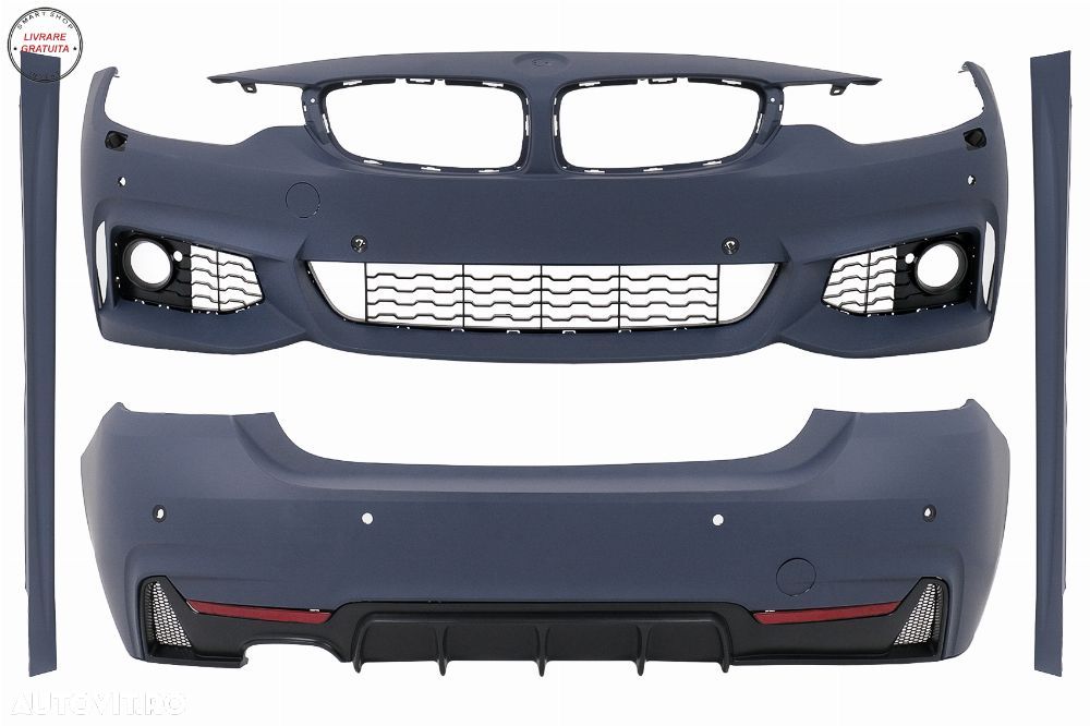 Pachet Exterior Complet BMW Seria 4 F36 Gran Coupe (2013-2019) M-Sport Design- livrare gratuita - 1