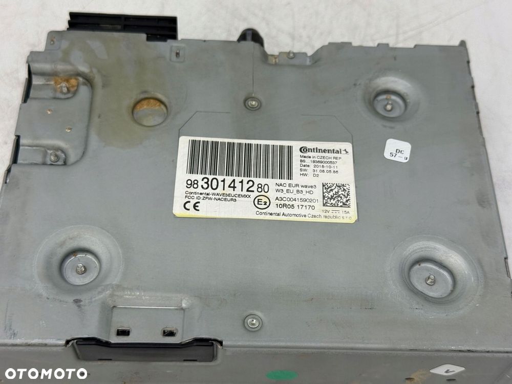stacja multimedialna radio citroen ds7 crossback 9830141280 - 5