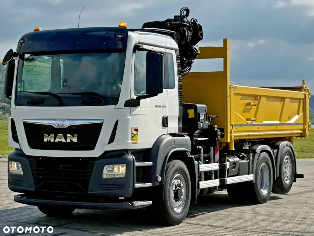 MAN TGS 26.400 *WYWROTKA 4,75m *HIAB X - HIDUO 188 E-3/PILOT *6x4 *STAN BDB - 5