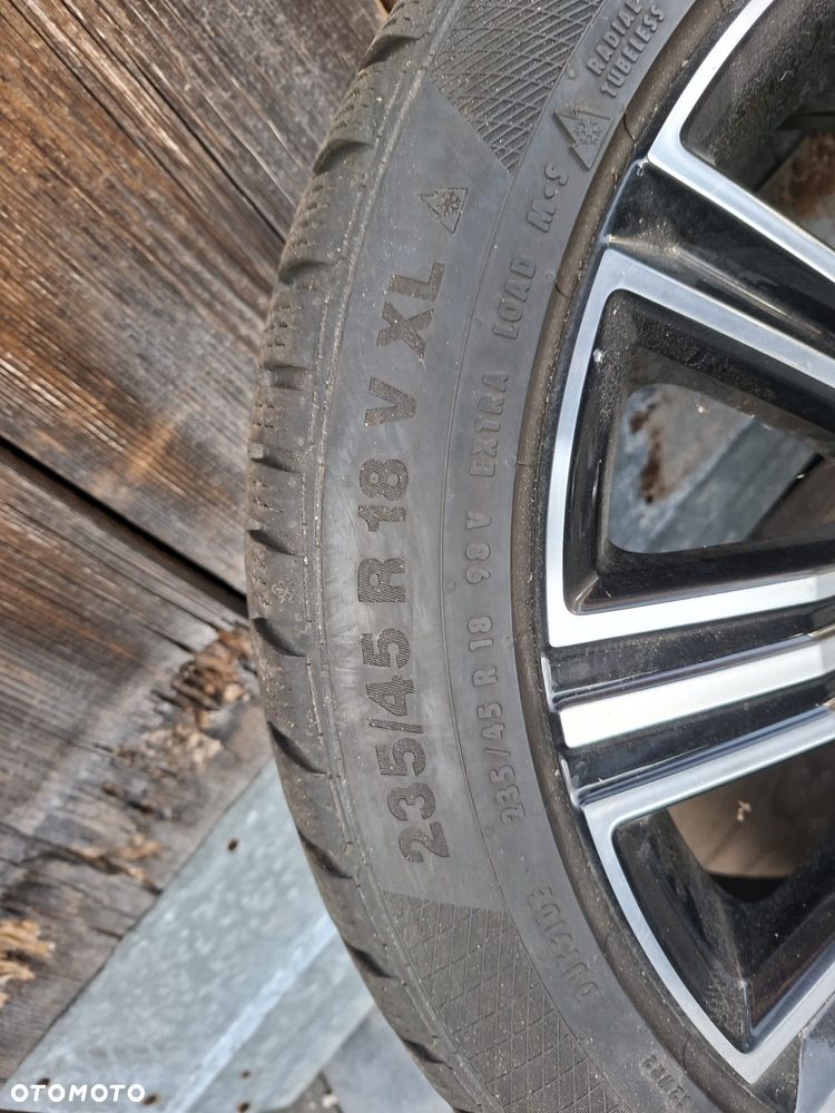 FELGI KOŁA VOLVO V60 S60 V90 S90 18 CALI 8J ET42 OPONY CONTINETAL ŁADNE - 12
