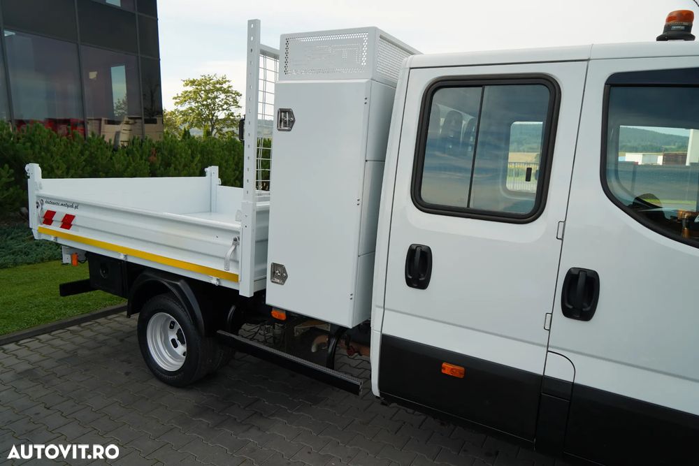 Iveco DAILY 35-180 / BASCULĂ DIN ALUMINIU / CU 6 LOCURI / DOUĂ / MANUALĂ / IMPORTATĂ - 24