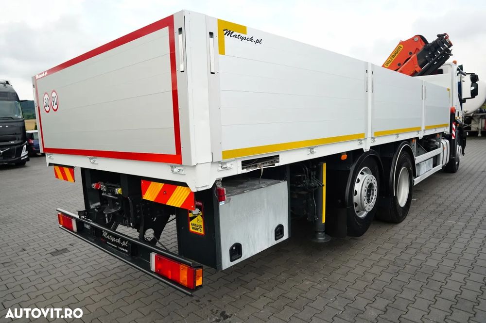 Iveco STRALIS 420 / 6x2 / LIVRARE - 7,1 M / PALFINGER PK- 23001- EH E- 17 M / MAX. CAPACITATE DE RIDICARE 5.600 KG / PUNȚĂ DE RIDICARE ȘI DIRECȚIE / EURO 6 - 20