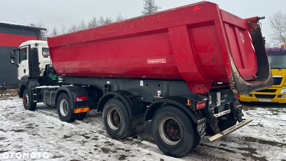 Langendorf Naczepa Wywrotka SKS-HS 20-25 Szeroki Rozstaw, Osie Saf, Mulda Stalowa Idealna pod 4x4 (Schmitz, schwarzmuller,Meiller,Carnehl) Oś Podnoszona 38 ton Dmc - 3