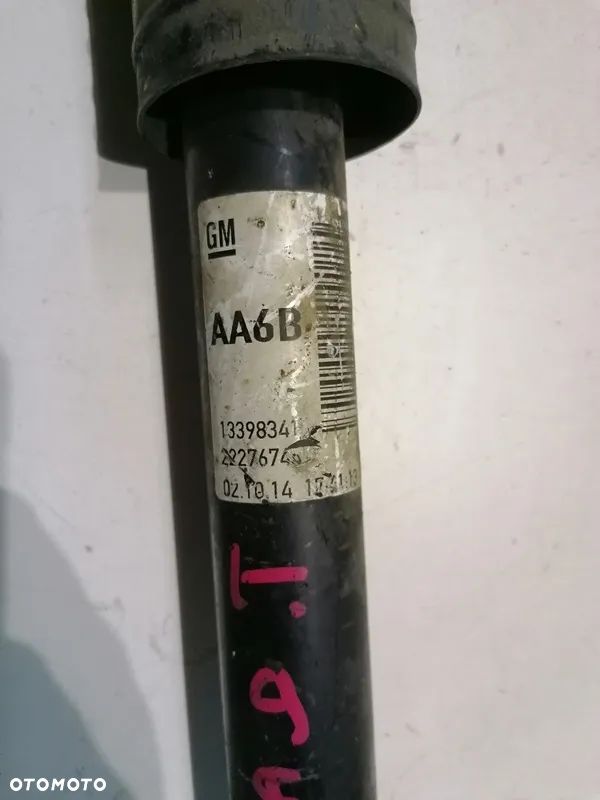 OPEL CORSA D  06-12r - AMORTYZATOR TYŁ LEWY 13398341 - 2