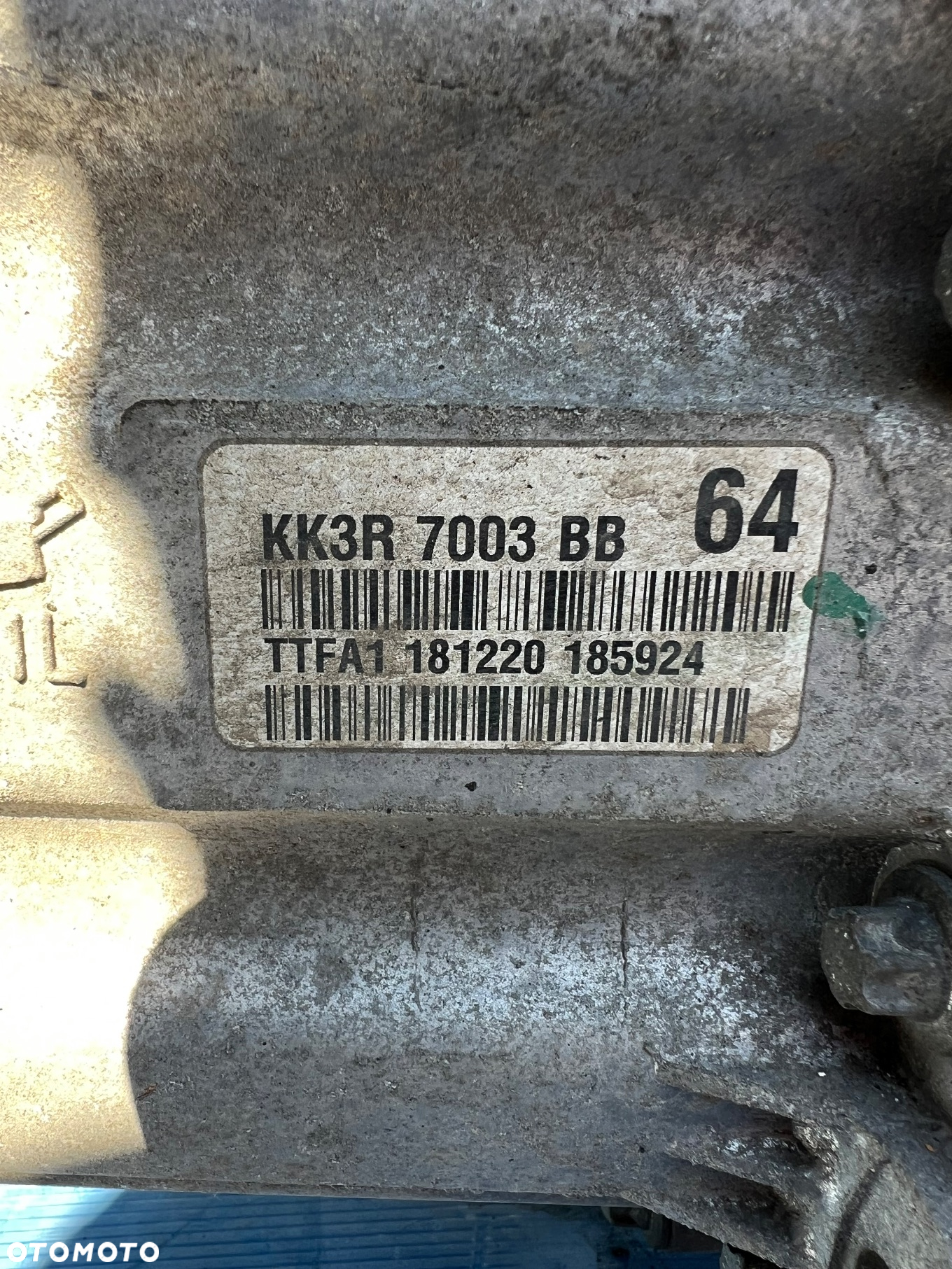 Ford Transit Mk8 2.0 20r. skrzynia biegów KK3R 7003BB - 6