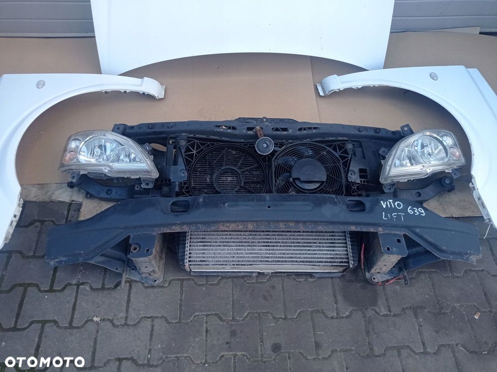 KOMPLETNY PRZOD VITO 639 LIFT 10R- 2.2 CDI MASKA BŁOTNIK LAMPY - 10