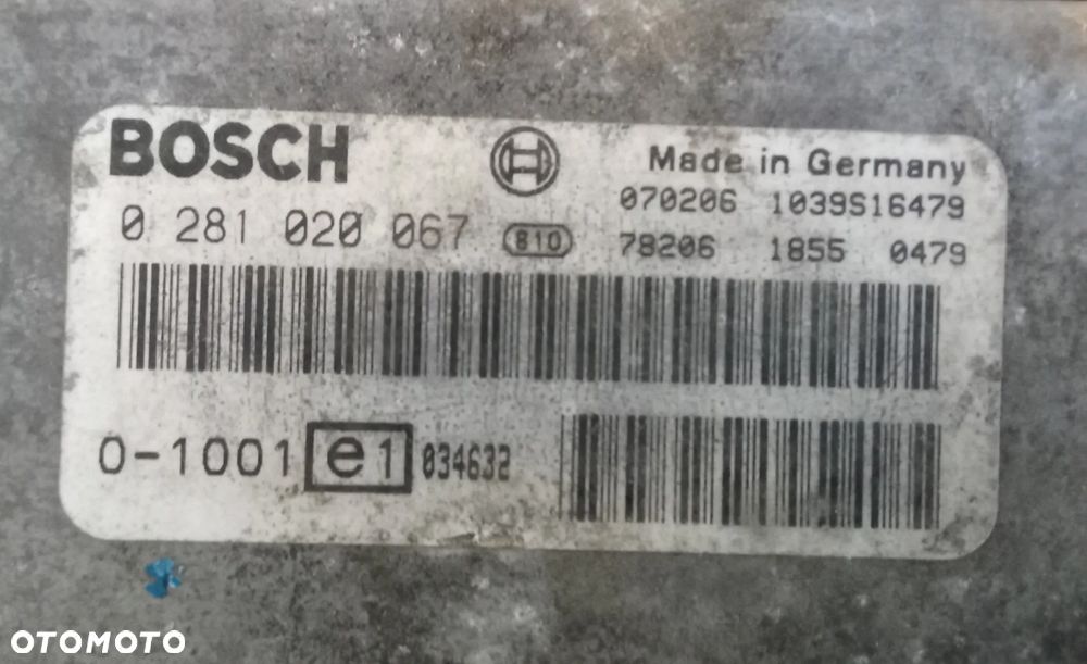 Sterowniki komputer EDC Man E5 Bosch 0281020067 - 2