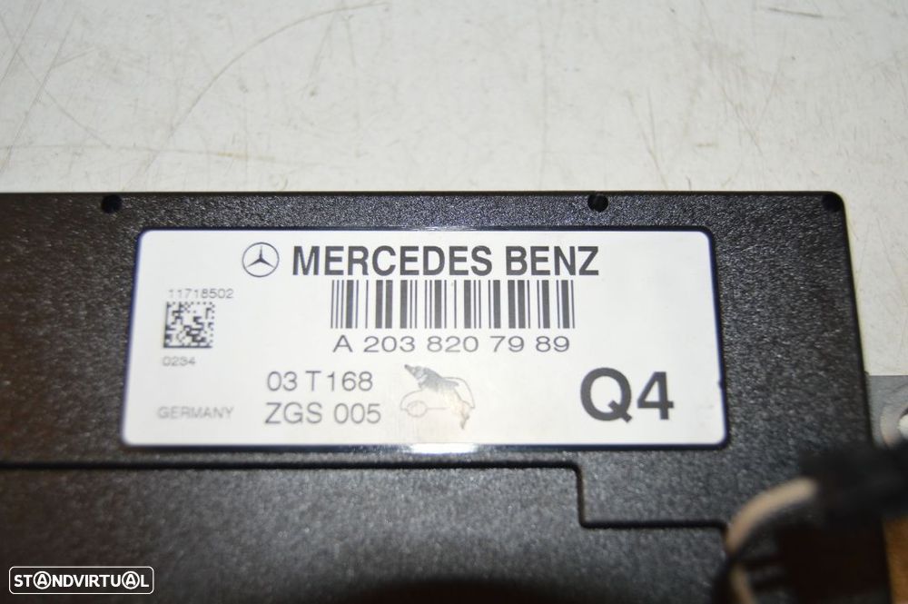 ANTENA AMPLIFICADOR SINAL COLUNA A2038207989 MERCEDES BENZ CLASS C W203 220 CDI 150CV OM646963 - 7