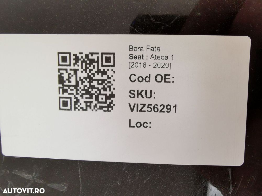 Bara Fata Seat Ateca 1 2016 2017 2018 2019 2020 Originala In Stare Bun - 8