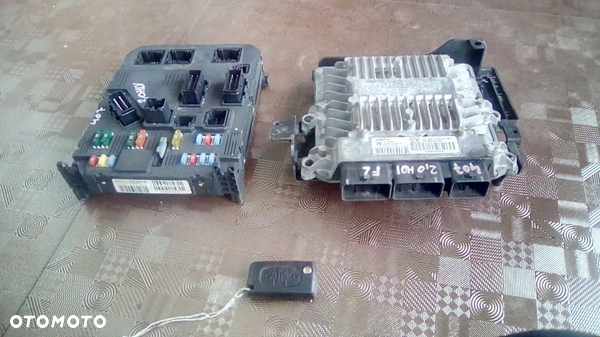 Peugeot 407 komputer zestaw start 9655534080