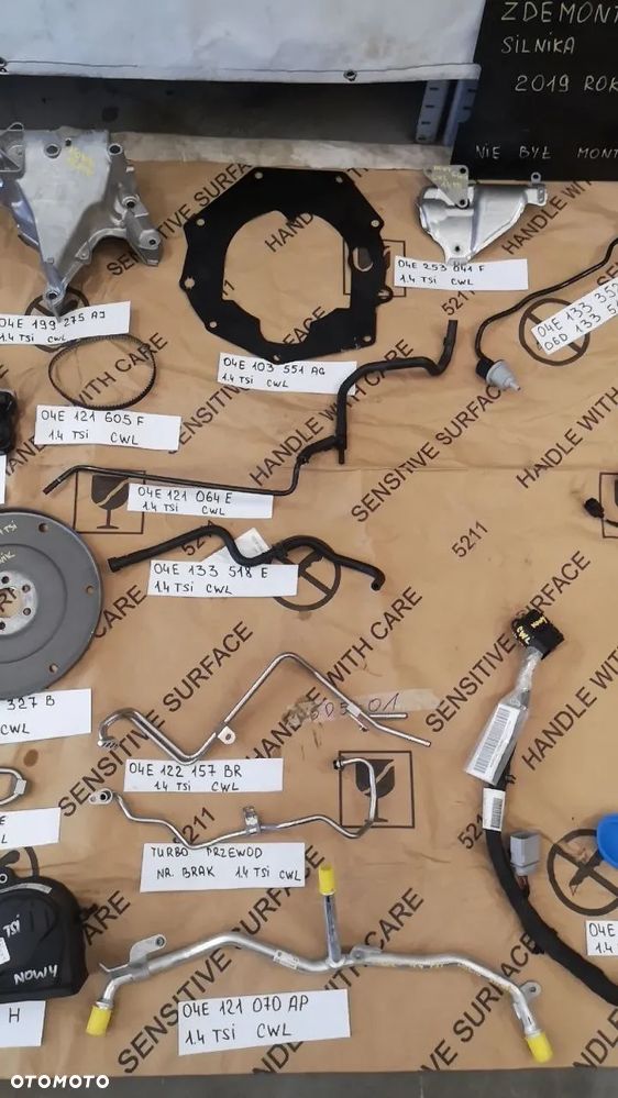 OSPRZĘT Z NOWEGO SILNIKA  1.4 TSI CWL - 2